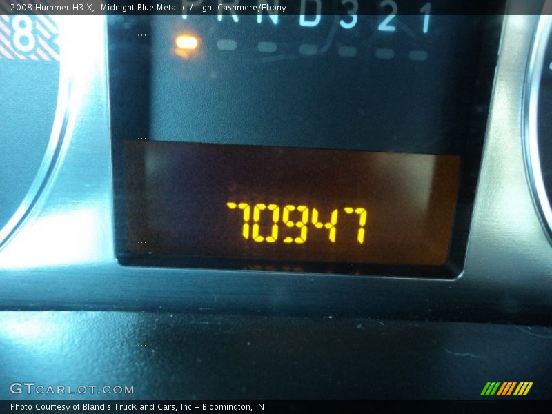 Midnight Blue Metallic / Light Cashmere/Ebony 2008 Hummer H3 X