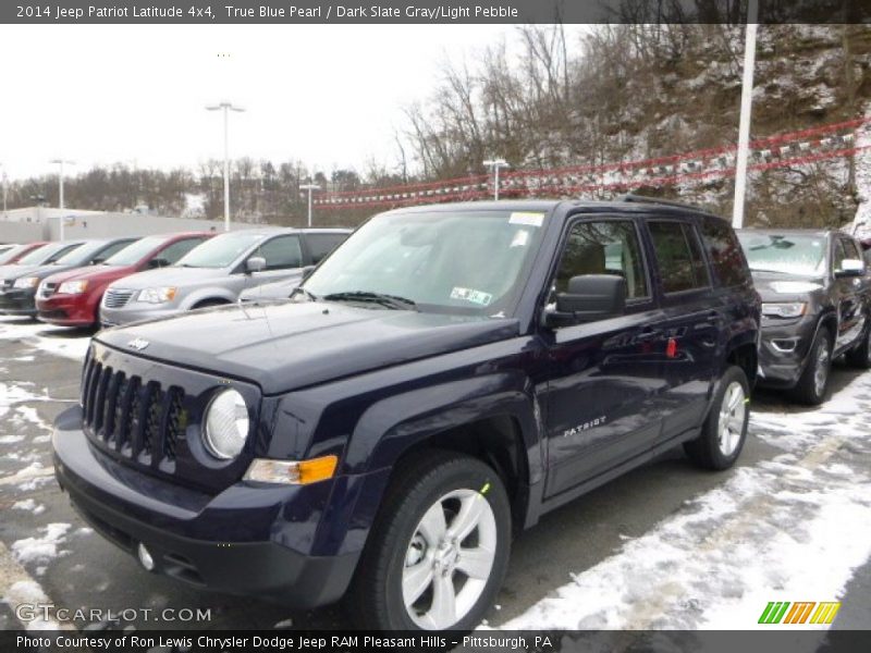 True Blue Pearl / Dark Slate Gray/Light Pebble 2014 Jeep Patriot Latitude 4x4