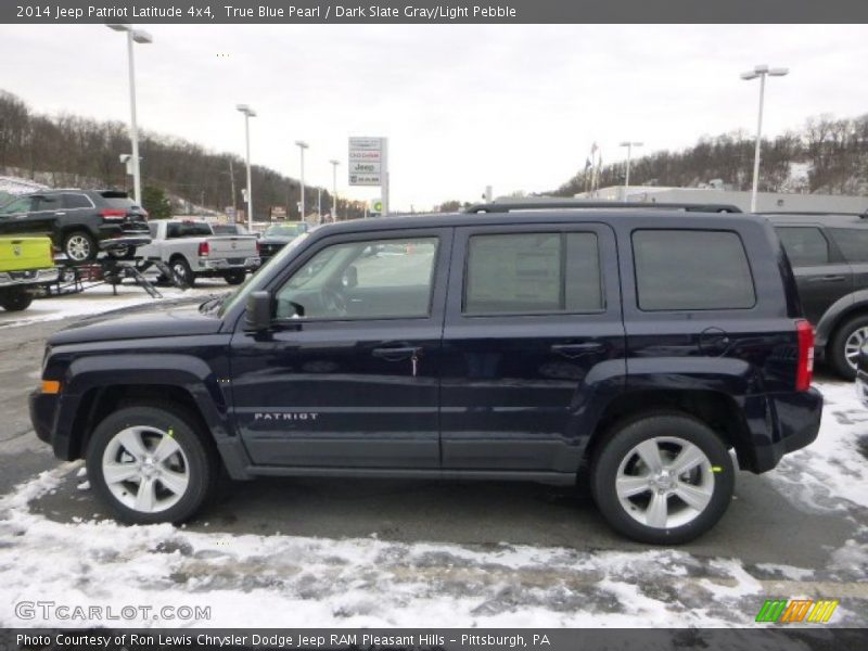 True Blue Pearl / Dark Slate Gray/Light Pebble 2014 Jeep Patriot Latitude 4x4