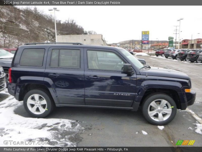 True Blue Pearl / Dark Slate Gray/Light Pebble 2014 Jeep Patriot Latitude 4x4