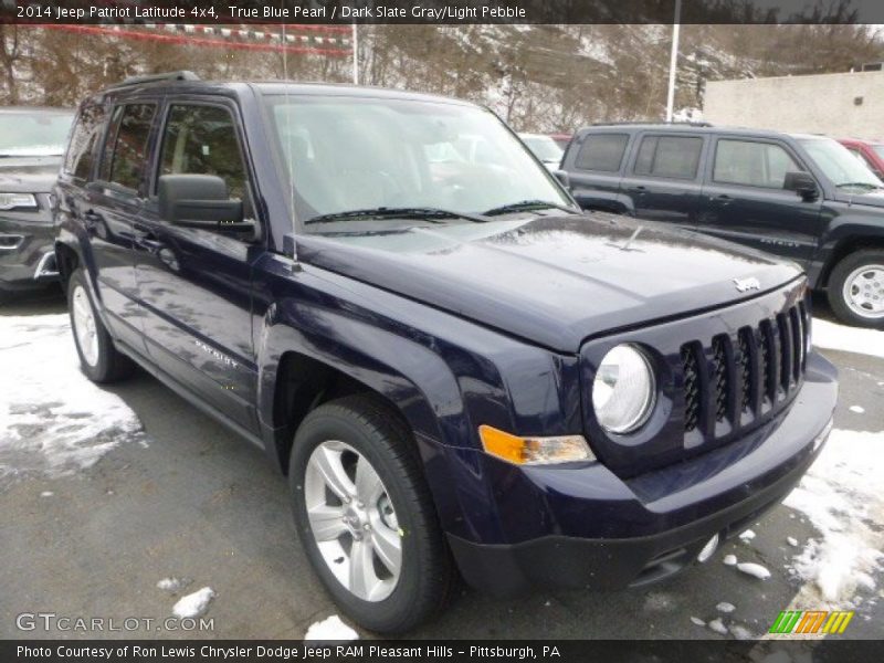 True Blue Pearl / Dark Slate Gray/Light Pebble 2014 Jeep Patriot Latitude 4x4