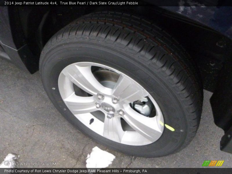 True Blue Pearl / Dark Slate Gray/Light Pebble 2014 Jeep Patriot Latitude 4x4