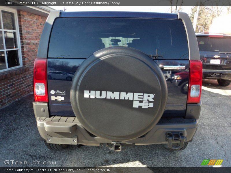 Midnight Blue Metallic / Light Cashmere/Ebony 2008 Hummer H3 X