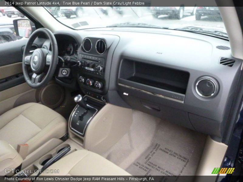 True Blue Pearl / Dark Slate Gray/Light Pebble 2014 Jeep Patriot Latitude 4x4