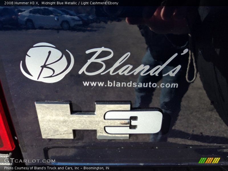 Midnight Blue Metallic / Light Cashmere/Ebony 2008 Hummer H3 X