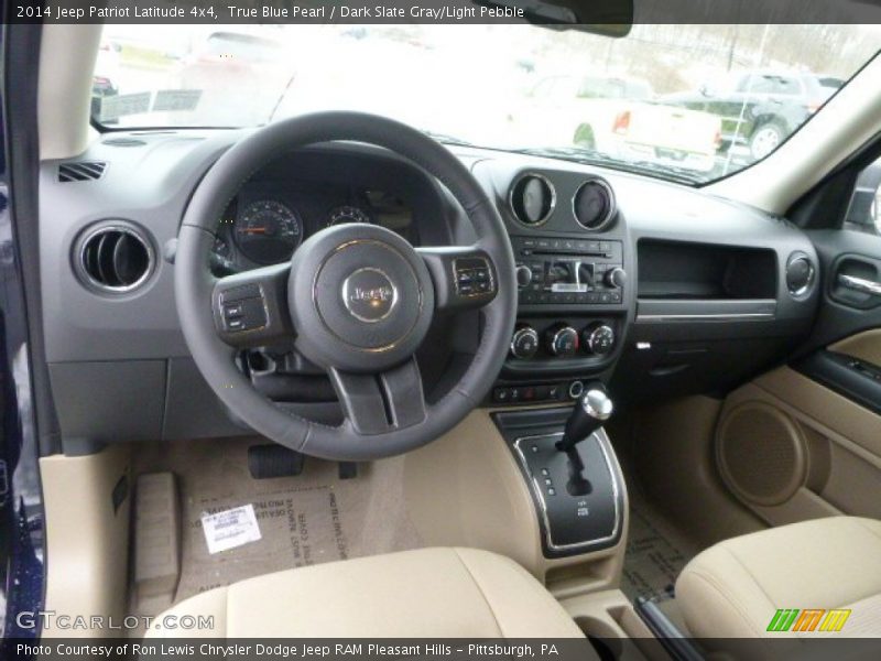 True Blue Pearl / Dark Slate Gray/Light Pebble 2014 Jeep Patriot Latitude 4x4