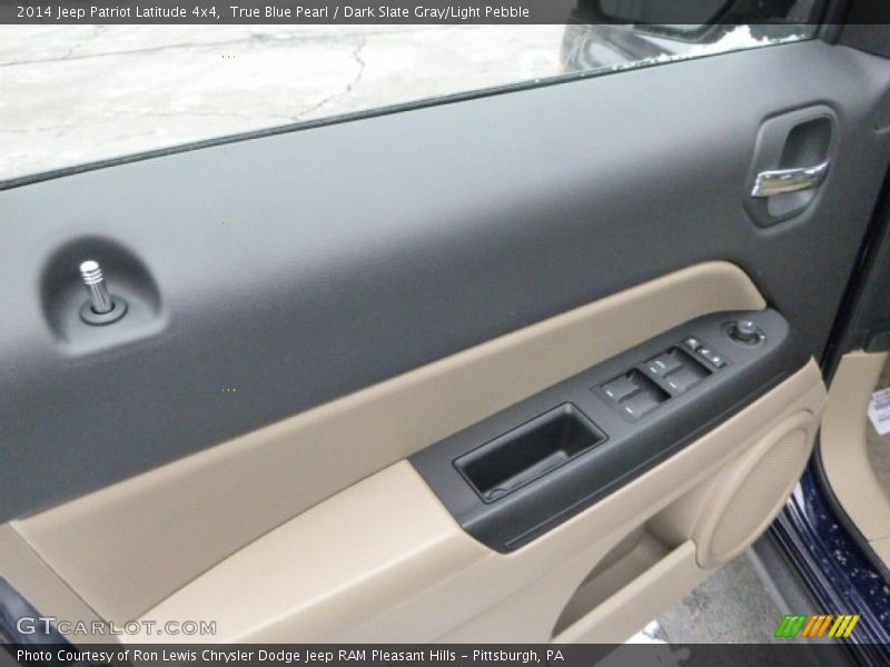 True Blue Pearl / Dark Slate Gray/Light Pebble 2014 Jeep Patriot Latitude 4x4