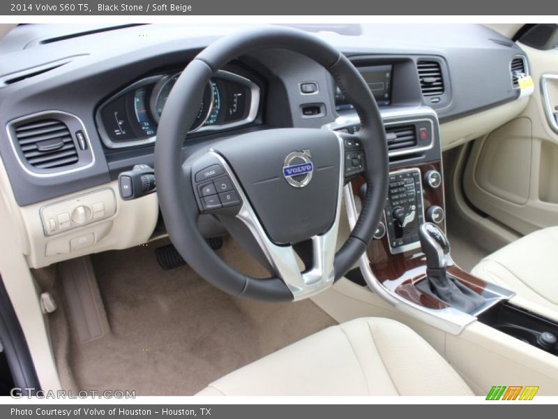 Black Stone / Soft Beige 2014 Volvo S60 T5