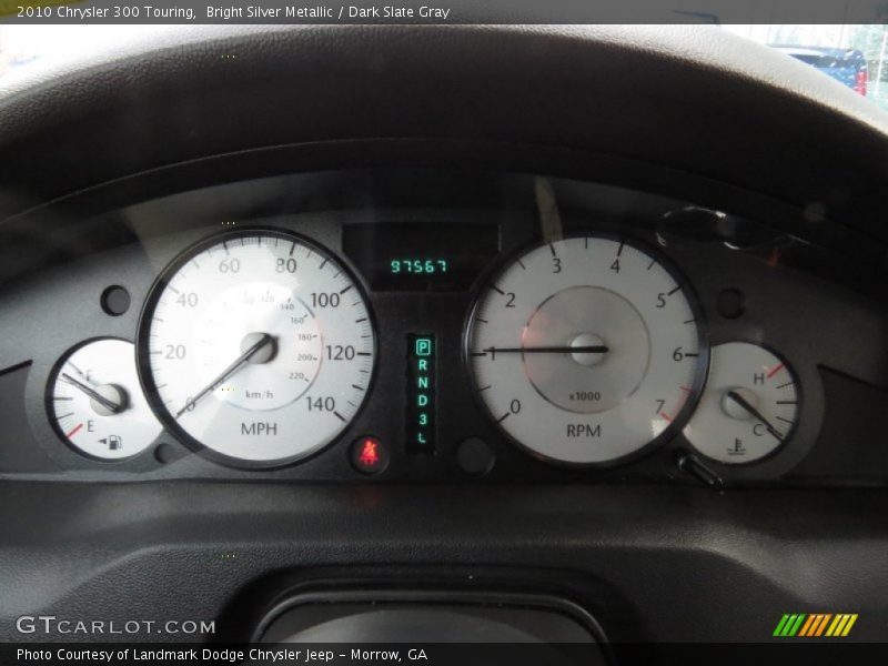 Bright Silver Metallic / Dark Slate Gray 2010 Chrysler 300 Touring