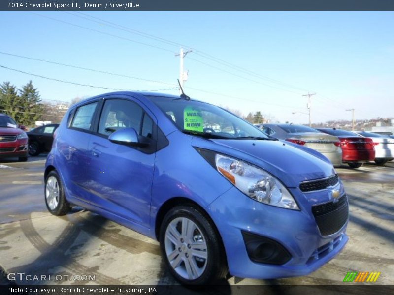 Denim / Silver/Blue 2014 Chevrolet Spark LT