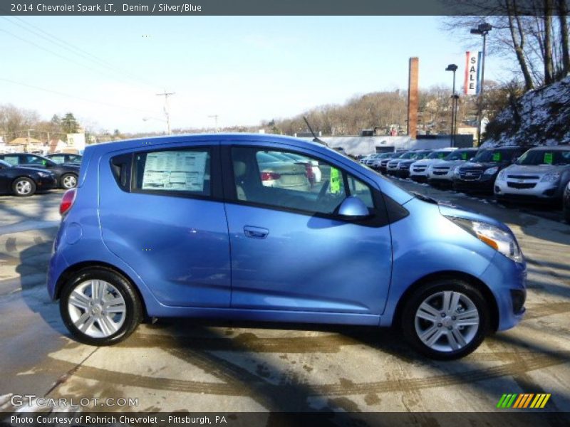 Denim / Silver/Blue 2014 Chevrolet Spark LT