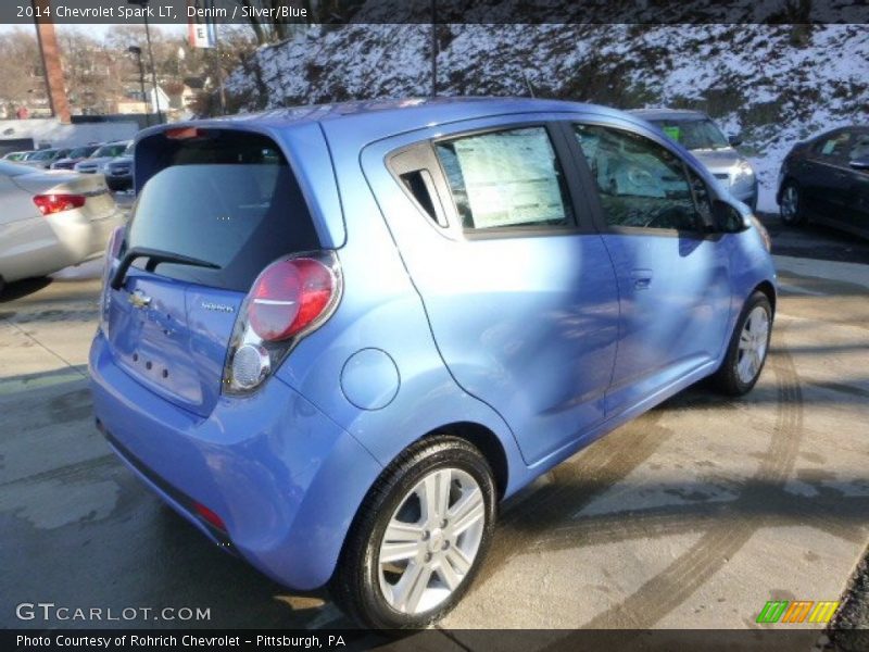Denim / Silver/Blue 2014 Chevrolet Spark LT