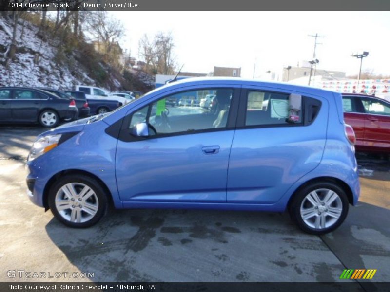 Denim / Silver/Blue 2014 Chevrolet Spark LT