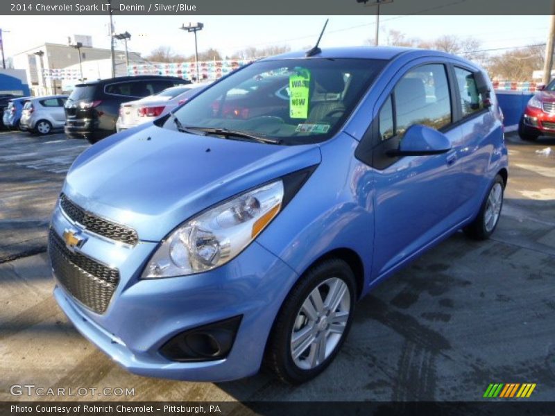 Denim / Silver/Blue 2014 Chevrolet Spark LT