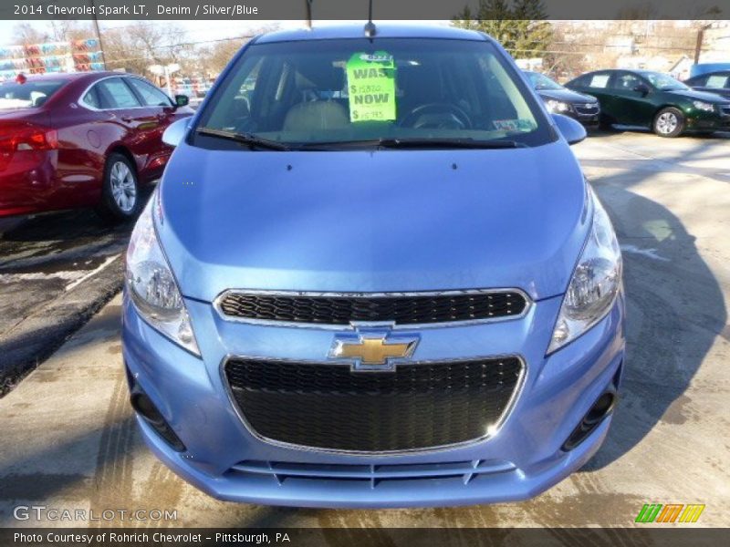 Denim / Silver/Blue 2014 Chevrolet Spark LT