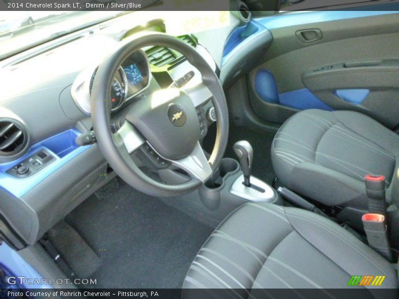 Denim / Silver/Blue 2014 Chevrolet Spark LT