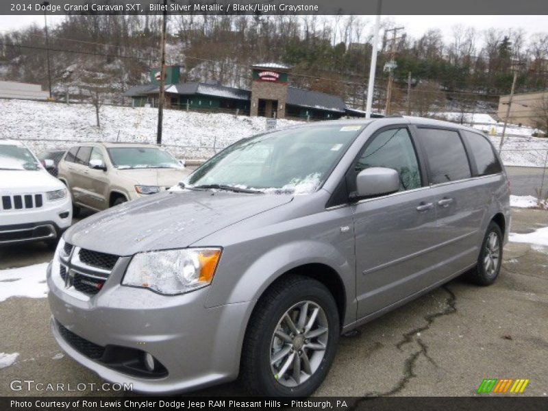 Billet Silver Metallic / Black/Light Graystone 2014 Dodge Grand Caravan SXT
