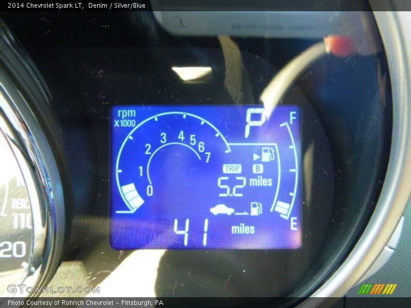 Denim / Silver/Blue 2014 Chevrolet Spark LT