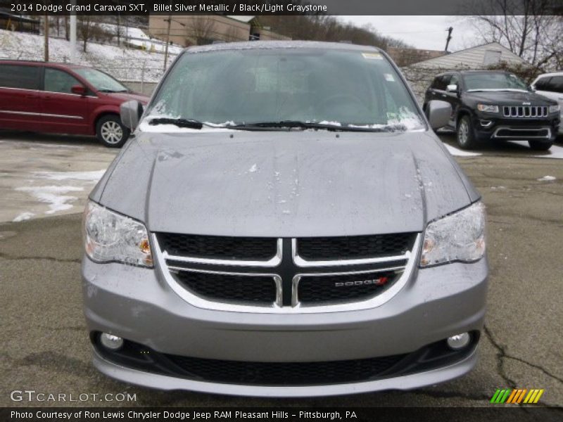Billet Silver Metallic / Black/Light Graystone 2014 Dodge Grand Caravan SXT