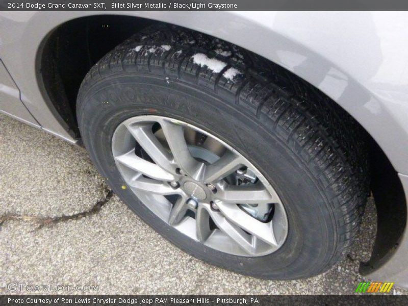 Billet Silver Metallic / Black/Light Graystone 2014 Dodge Grand Caravan SXT