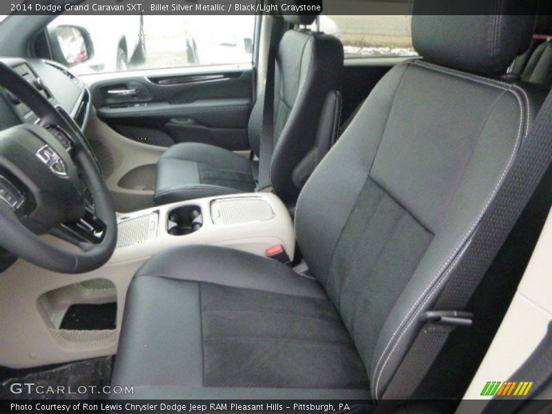 Billet Silver Metallic / Black/Light Graystone 2014 Dodge Grand Caravan SXT