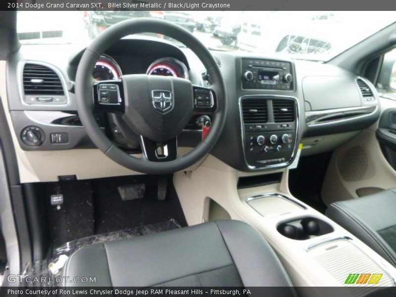 Billet Silver Metallic / Black/Light Graystone 2014 Dodge Grand Caravan SXT