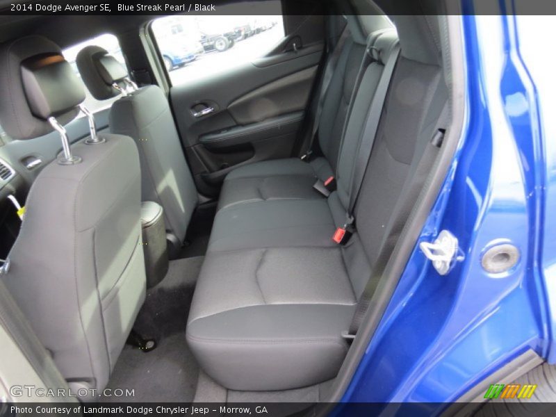 Blue Streak Pearl / Black 2014 Dodge Avenger SE