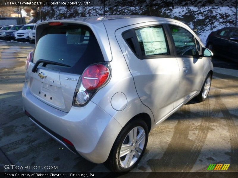 Silver Ice / Silver/Silver 2014 Chevrolet Spark LT