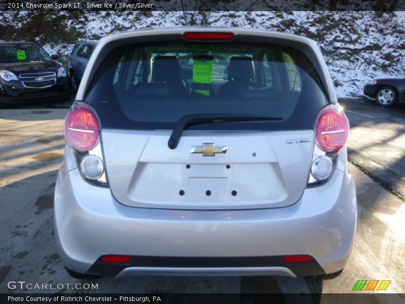 Silver Ice / Silver/Silver 2014 Chevrolet Spark LT