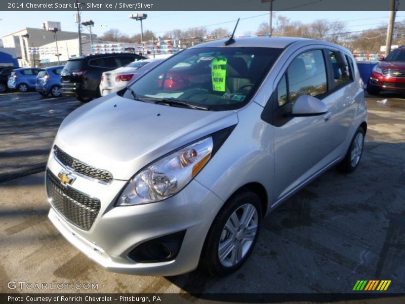 Silver Ice / Silver/Silver 2014 Chevrolet Spark LT