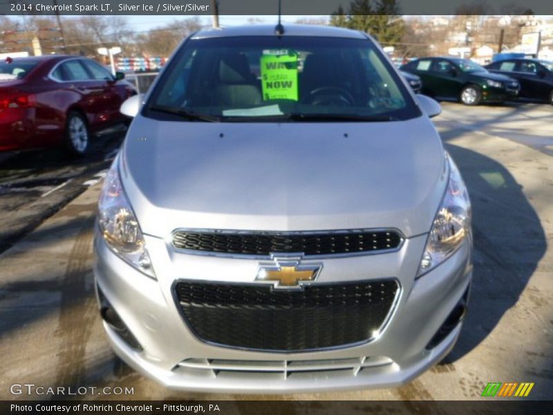Silver Ice / Silver/Silver 2014 Chevrolet Spark LT