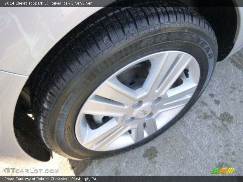Silver Ice / Silver/Silver 2014 Chevrolet Spark LT