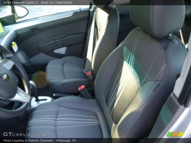 Silver Ice / Silver/Silver 2014 Chevrolet Spark LT