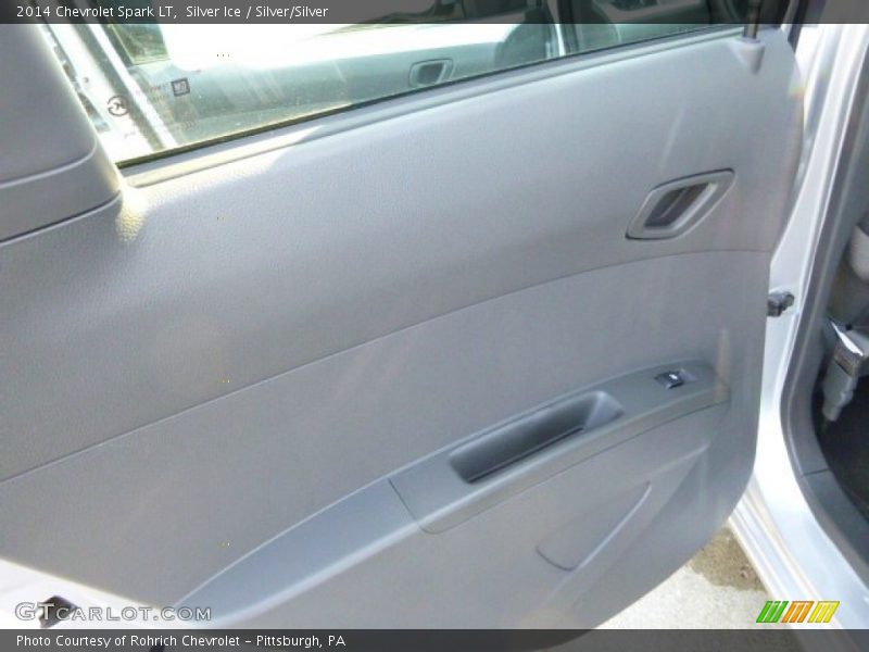 Silver Ice / Silver/Silver 2014 Chevrolet Spark LT