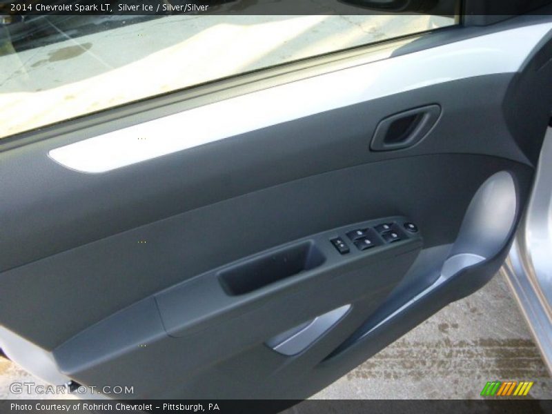 Silver Ice / Silver/Silver 2014 Chevrolet Spark LT
