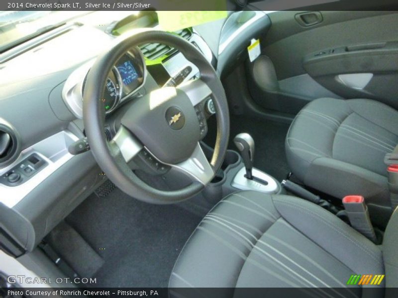 Silver Ice / Silver/Silver 2014 Chevrolet Spark LT