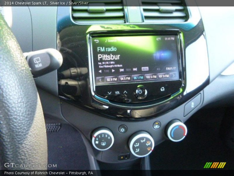 Silver Ice / Silver/Silver 2014 Chevrolet Spark LT