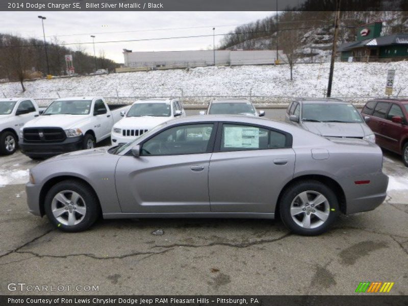 Billet Silver Metallic / Black 2014 Dodge Charger SE