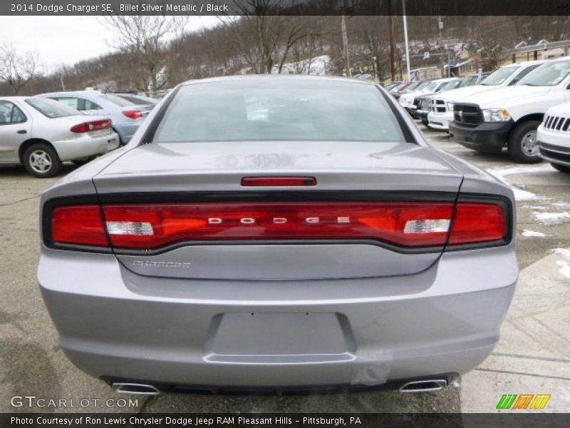 Billet Silver Metallic / Black 2014 Dodge Charger SE