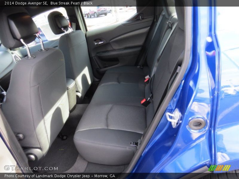 Blue Streak Pearl / Black 2014 Dodge Avenger SE