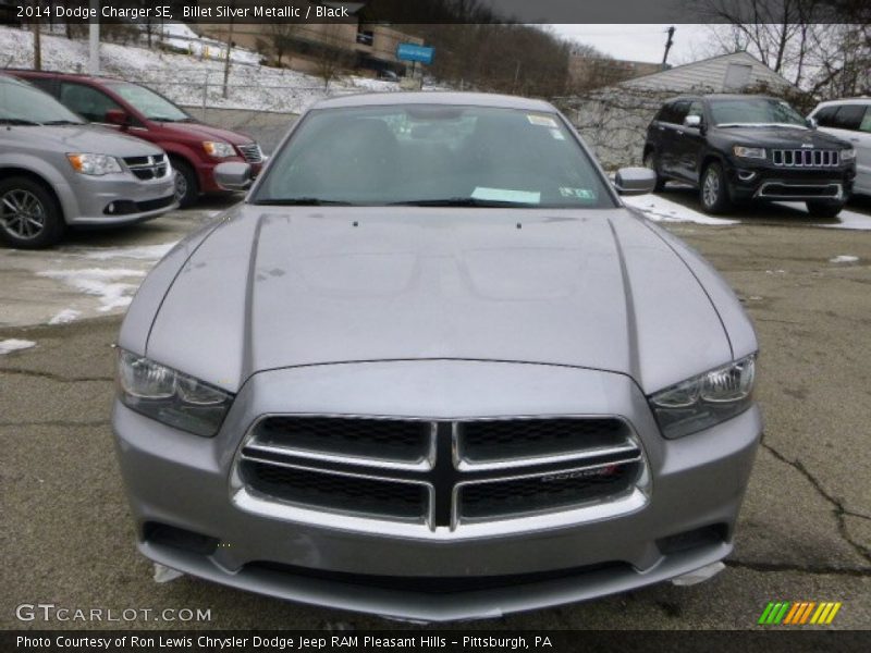 Billet Silver Metallic / Black 2014 Dodge Charger SE