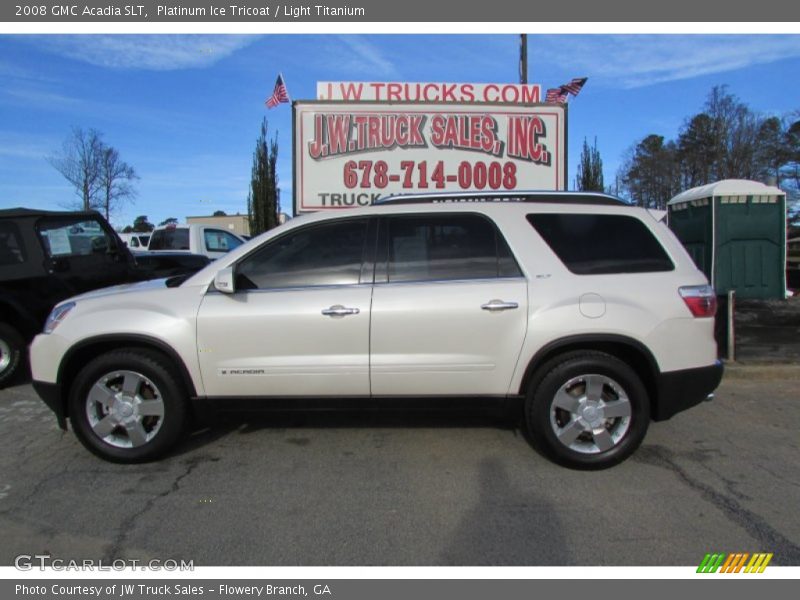 Platinum Ice Tricoat / Light Titanium 2008 GMC Acadia SLT