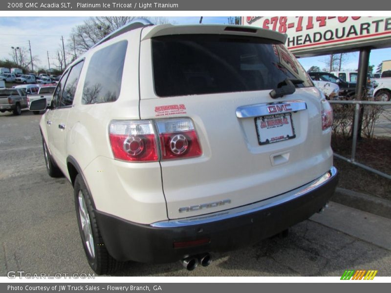 Platinum Ice Tricoat / Light Titanium 2008 GMC Acadia SLT