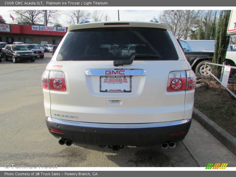 Platinum Ice Tricoat / Light Titanium 2008 GMC Acadia SLT