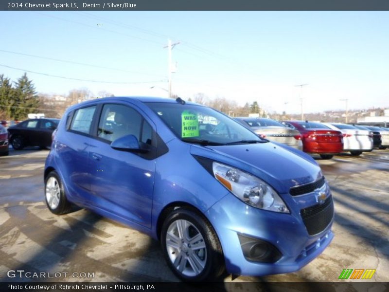 Denim / Silver/Blue 2014 Chevrolet Spark LS