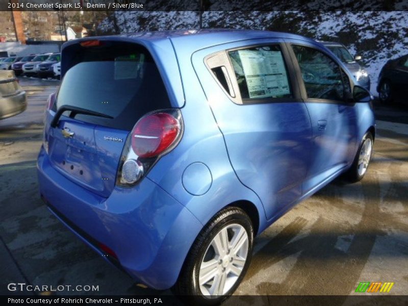 Denim / Silver/Blue 2014 Chevrolet Spark LS