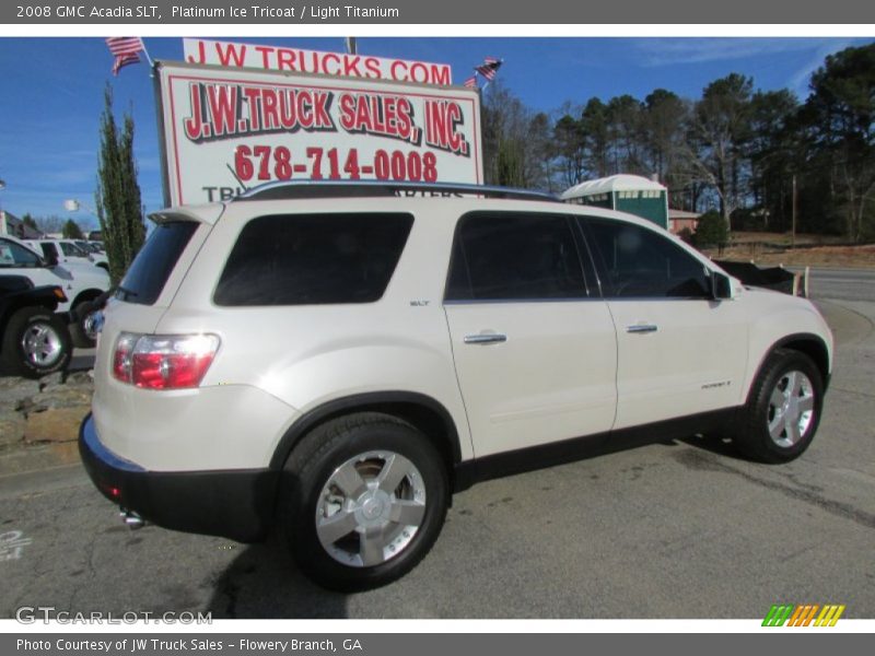 Platinum Ice Tricoat / Light Titanium 2008 GMC Acadia SLT