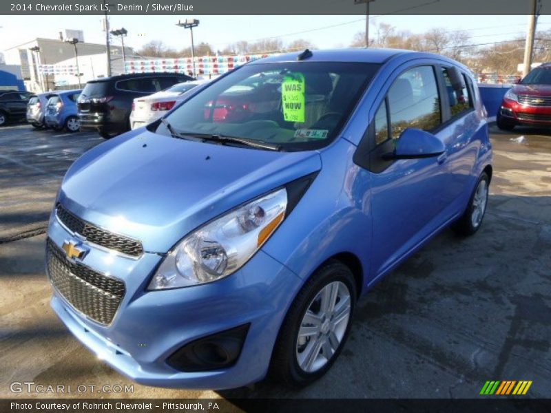 Denim / Silver/Blue 2014 Chevrolet Spark LS