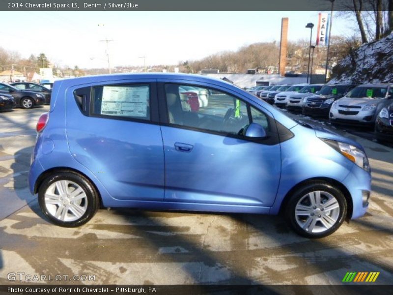 Denim / Silver/Blue 2014 Chevrolet Spark LS