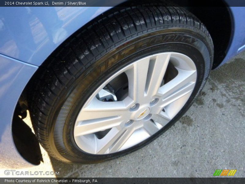 Denim / Silver/Blue 2014 Chevrolet Spark LS